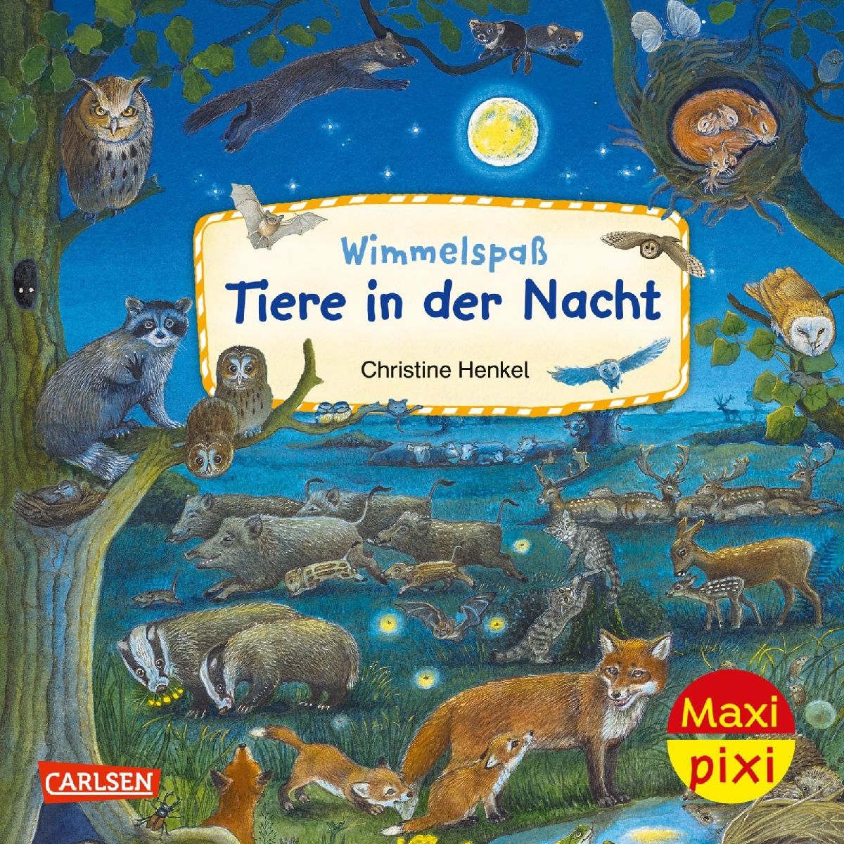 Maxi Pixi 425: VE 5: Wimmelspaß Tiere in der Nacht (5 Exemplare)
