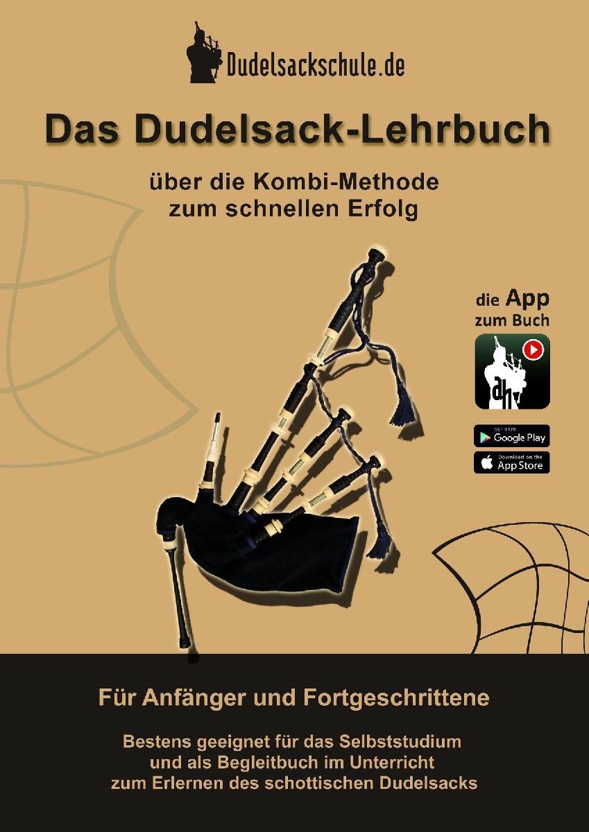 Das Dudelsack-Lehrbuch inkl. App-Kooperation