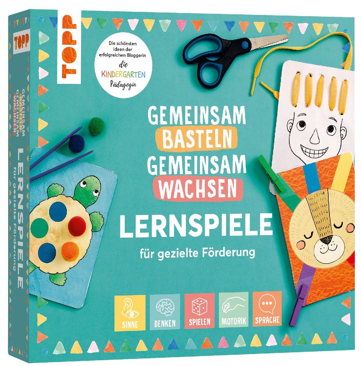 Gemeinsam basteln, gemeinsam wachsen - Lernspiel-Box für gezielte Förderung