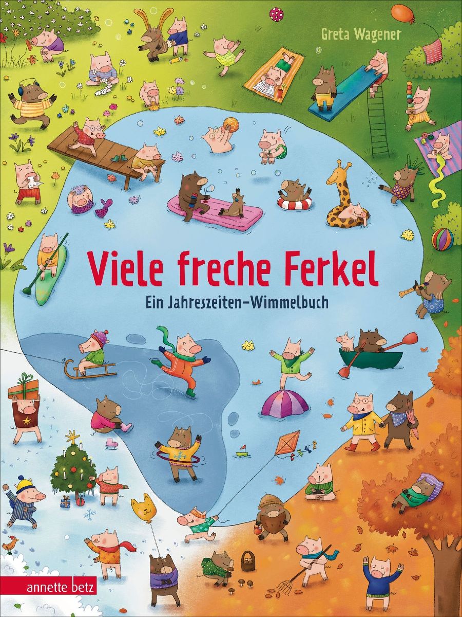 Viele freche Ferkel