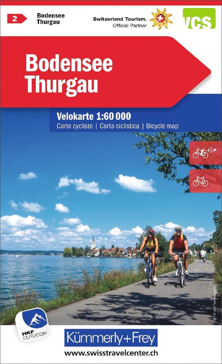 KuF Schweiz Radkarte 02 Bodensee - Thurgau 1 : 60 000