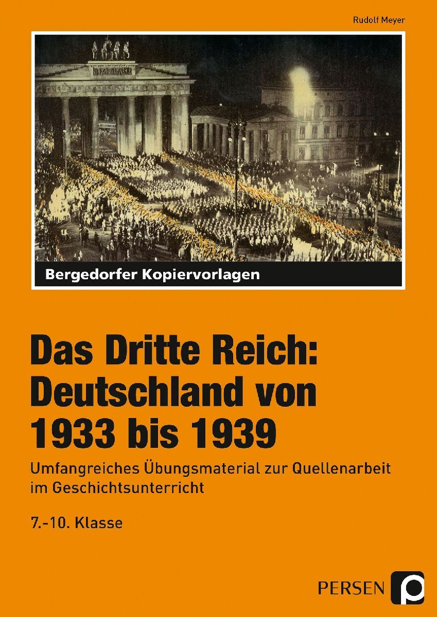 Das Dritte Reich: Deutschland von 1933 bis 1939""