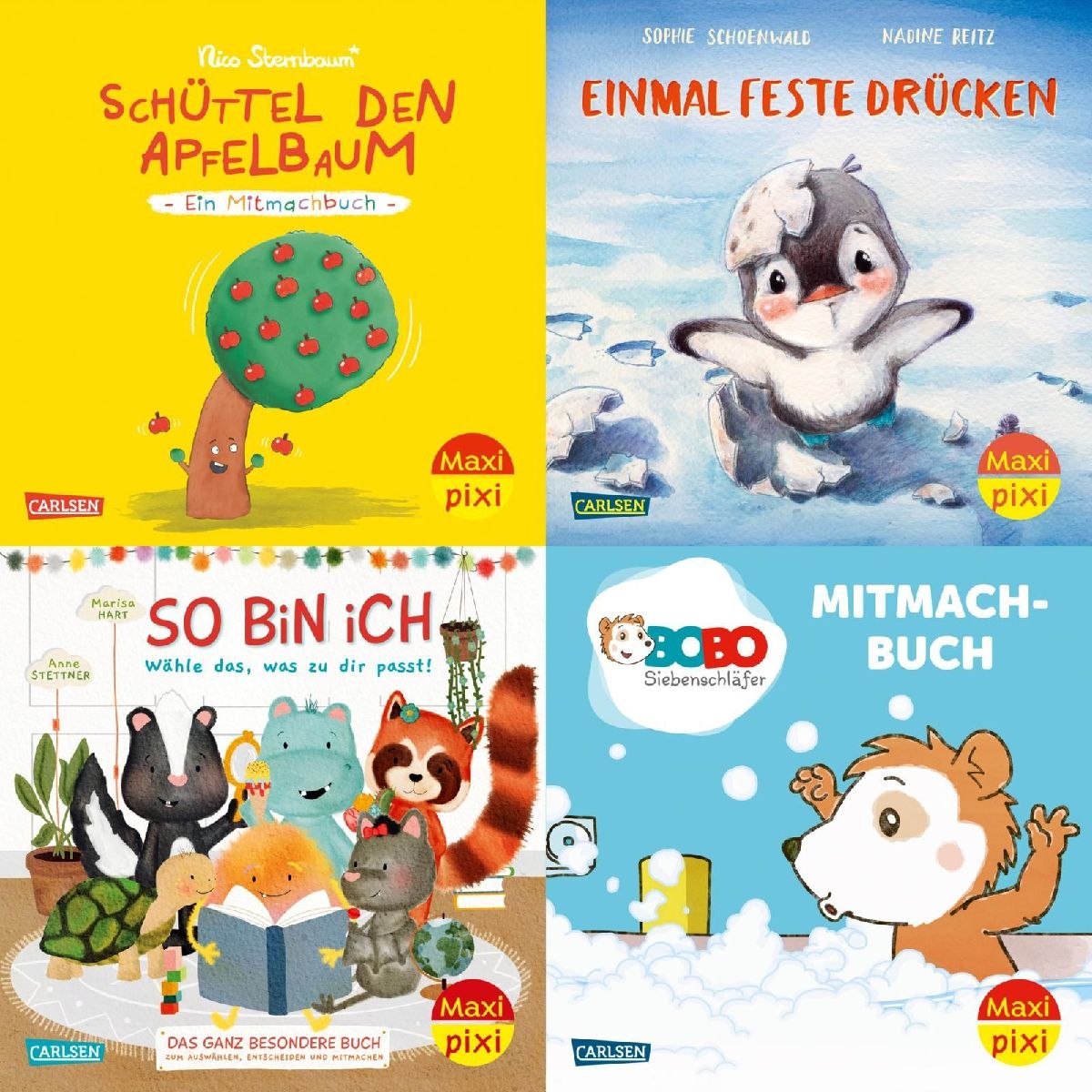 Maxi-Pixi-Box 110: Bilderbücher zum Mitmachen (4x5 Exemplare)