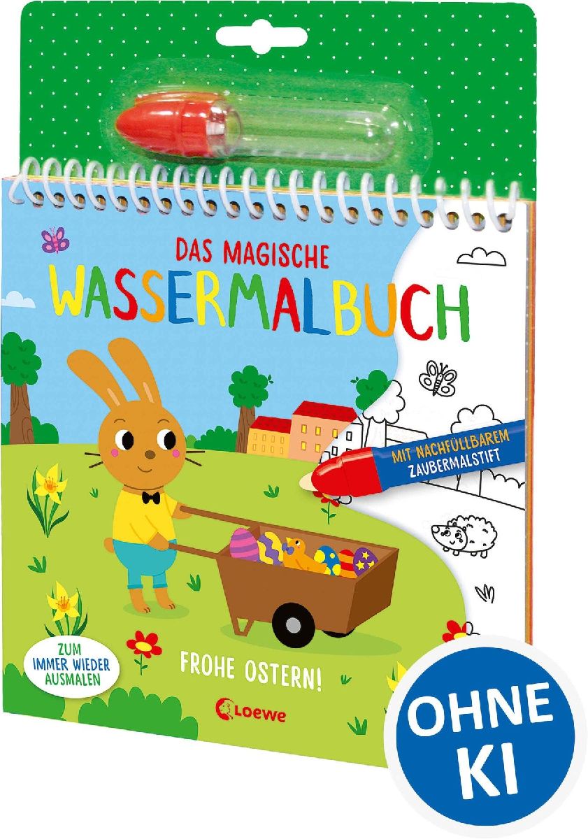 Das magische Wassermalbuch - Frohe Ostern!
