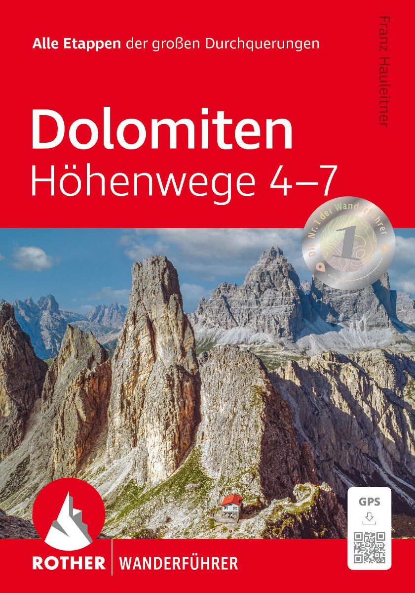 ROTHER Wanderführer Dolomiten Höhenwege 4-7