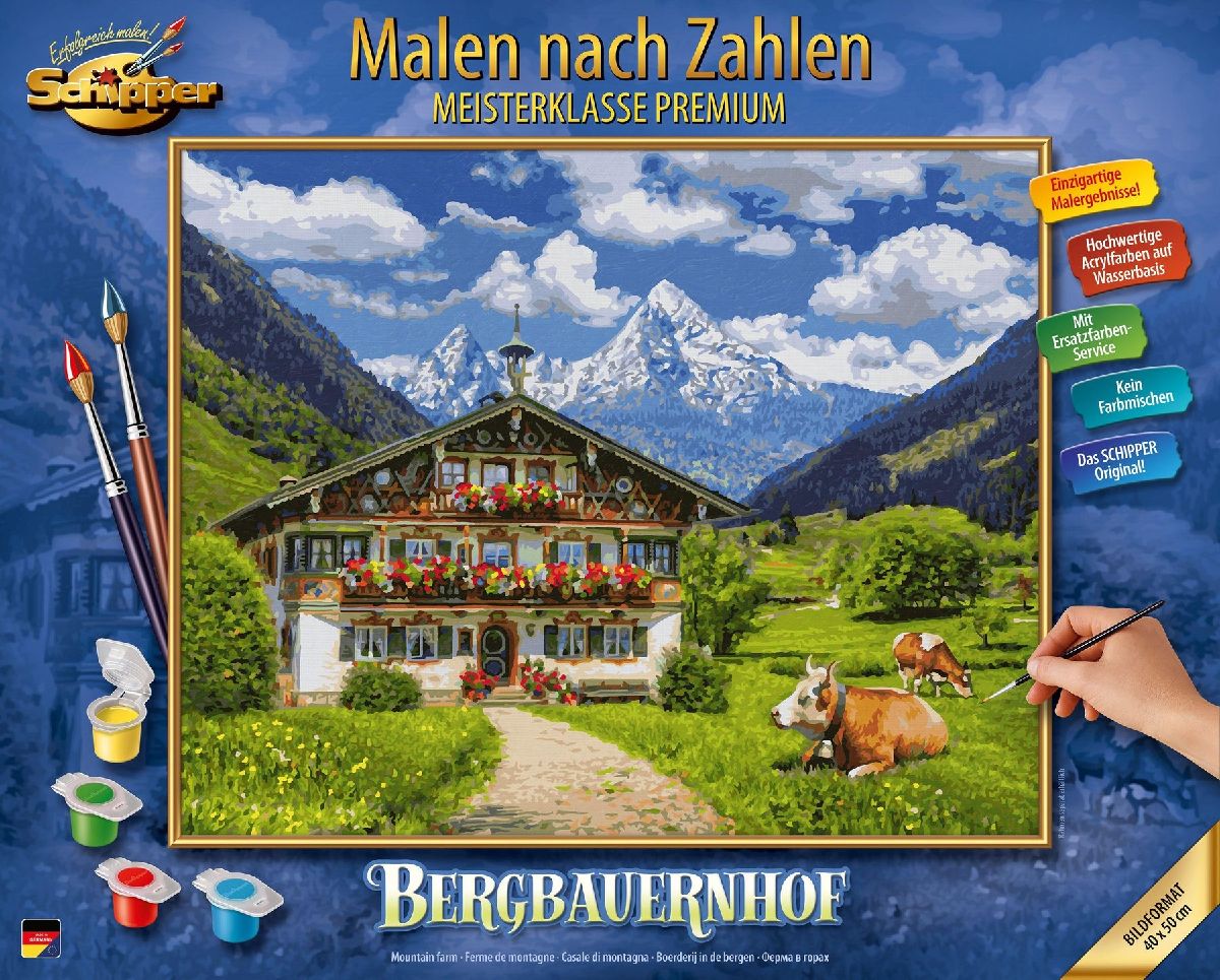 Schipper Malen nach Zahlen - Bergbauernhof