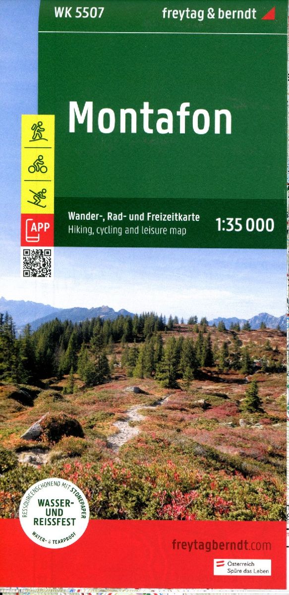 freytag & berndt Wanderkarte WK 5507 Montafon 1:35.000