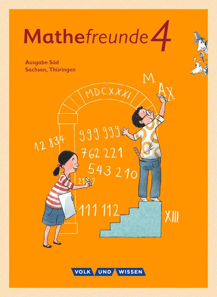 Mathefreunde - Süd 4. Schuljahr - Schülerbuch mit Kartonbeilagen