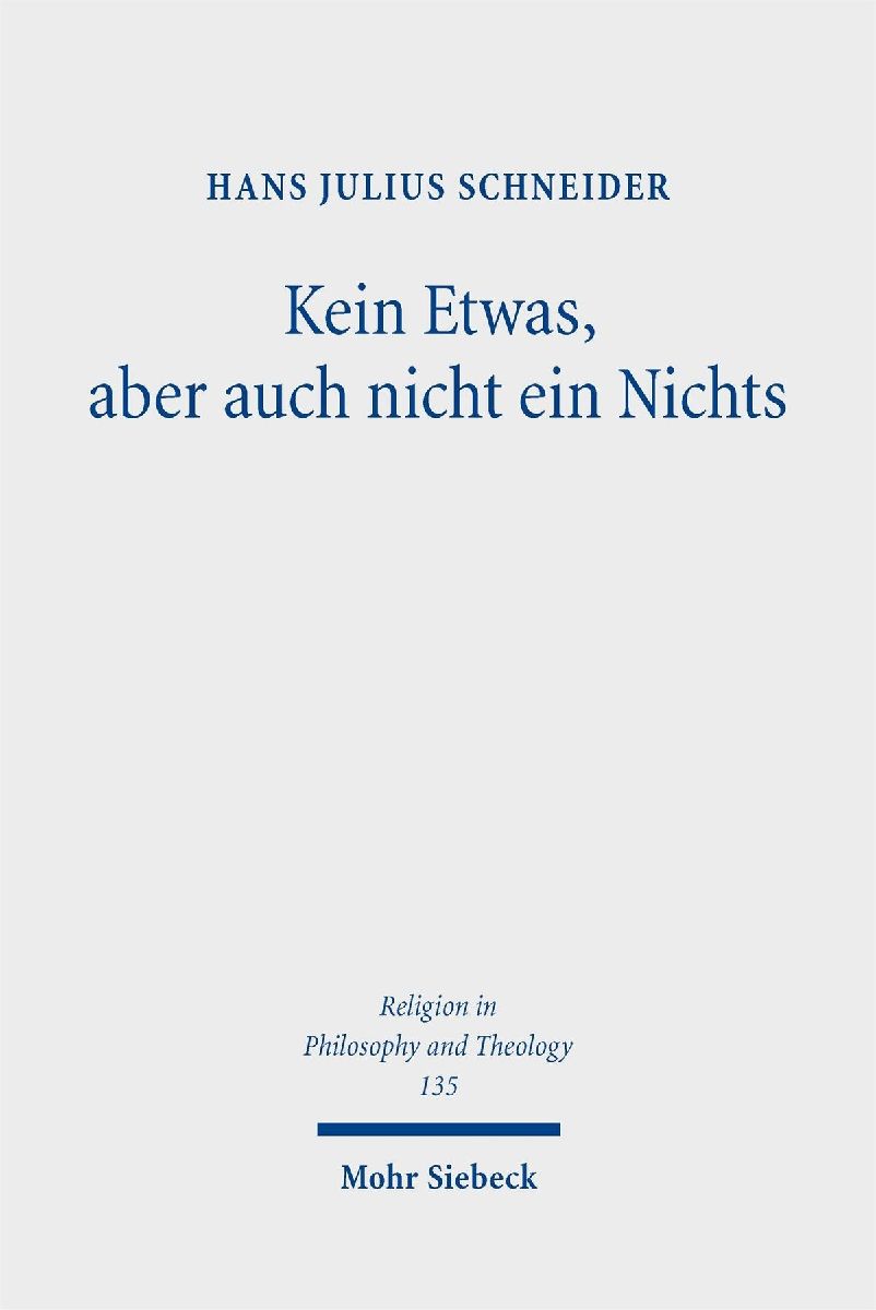 Kein Etwas, aber auch nicht ein Nichts