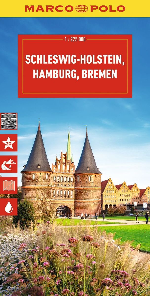 MARCO POLO Reisekarte Deutschland 01 Schleswig-Holstein 1:225.000
