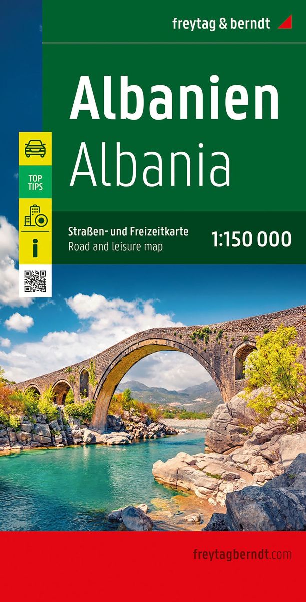 freytag & berndt Straßenkarte Albanien 1:150.000